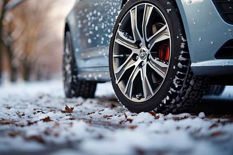 TTabor Street Garage MOT Accrington tyre treads on snow